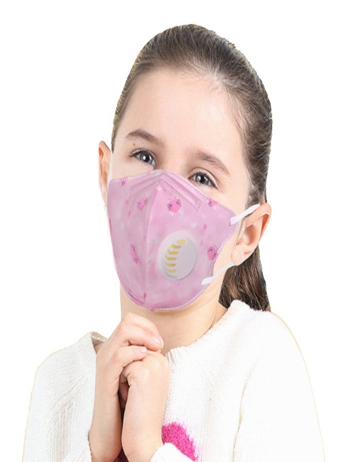 VRITRAZ PM 2.5 Kids Children Anti-Pollution Activated Carbon Face Mask with Breathing Valve - Image 1